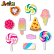 Jibbitz cross charms cross Accessories Shoes cross cross Accessories Lollipop Pizza Rose Ice Cream D