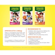 APPETON ACTIV-C 7-12YEARS OLD 100MG 60'S