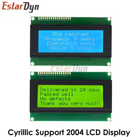 Estardyn LCD2004 20X4 5V Character Display Module Blue Backlight IIC I2C Serial For Arduino DIY Proj