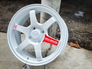 New Car Sport Rim Flow Forming 5.5KG Only - Rays Wheels Volk Racing TE37 15x6.5J 4x100 ET40 White -