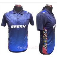 Jersey drifit color sabah etnik. Baju sabah etnik. Viral