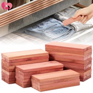 30Pcs Closet Storage Cedar Plank Chip Red Brown Cedar Block Wood Chip for Closet Drawer Cupboard Cab