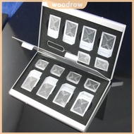 15 in 1 Case Holder Protector SIM Card Case for SIM Card & Cell Phone Eject Pin [Woodrow.sg]