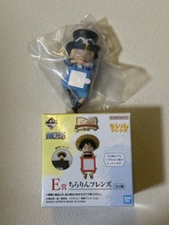 海賊王 航海王 Dramatic Memories 三兄弟 一番賞 E賞 偷看小夥伴 薩波 迷你模型 one piece revible moment monkey.D.Luffy 日版 金證