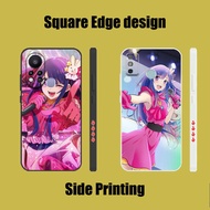 Anime Ai Hoshino Oshi No Ko Cute Anime Girl CVX03 Case For Samsung A12 A10 A10S A20S A03S A50 A31 A02S A11 Shockproof Soft Phone Case Square Edge Phone Cover