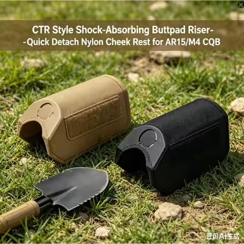 CTR Look Butt Pad Lift Shock Proof Nylon Quick Unhook Cheek Brace for AR15 M4 CQB Field Tactical Com