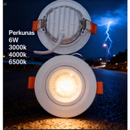 PERKUNAS 6W LED COB EYE BALL Downlight Round Recessed Ceiling Light Lampu Siling Tanam Jimat