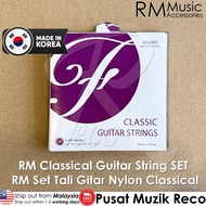 【KOREA】 RM Classical Guitar String SET Tali Gitar Nylon Gitar Classical Nylon Guitar String SET 【BUATAN KOREA】