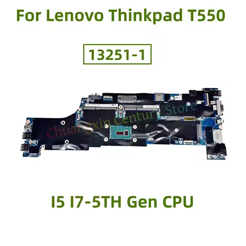 13251-1 motherboard FRU: 00UR090 00UR106 For Lenovo Thinkpad T550 Laptop with I5 I7-5TH Gen CPU 100%