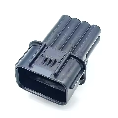 6181-6850 8 Pin Waterproof Automotive Connector Male HX Series 1.5mm PBT Black for Motorcycle ABS Se