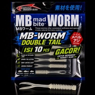 Softlure double tail fishing bait MB-WORM by saltwater_lure gacor fishing bait MB-WORM