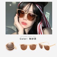 折疊偏光墨鏡 女夏防紫外線太陽鏡 輕便彈簧腿太陽眼鏡（平行進口）（快遞送貨上門）