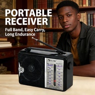RECEIVER PORTABLE POCKET FM/AM/SW1/SW2 RETRO MULTIBAND RADIO POINTER#FM RADIO# #