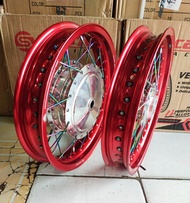 Scarlet Racing Velg Jari Jari Tapak Lebar Ring 14 X215/185 Untuk Mio Sporty. Mio Smile. Mio Soul. X-Ride Lama