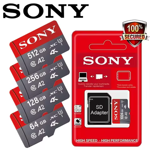 SONY SD Memory Card 1TB 512GB 128GB 256GB Extreme Micro TF SD Card U3 V30 4K Full Memory Flash Cards