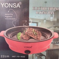 YONSA 22cm Electric Frying Baking Pan
