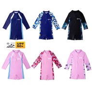3-14Years Old Kids Swimsuit for Boy Girls Long Sleeve Swimwear