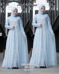 GAMIS ROMPI RATU BY RATU KEBAYA/ (COD)NEW GAMIS ROMPI RATU--GAMIS KONDANGAN--PREMIUM QUALITY-100% RE