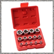 [feidan33.ph] 14Piece E-TORX Socket Set Premium Female Torx Socket Set External Torx Socket Set