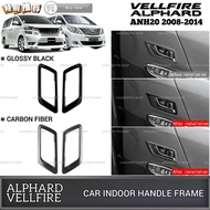 AMAZING TOYOTA ALPHARD VELLFIRE ANH20 AH20 2008-2014 CAR INDOOR HANDLE FRAME COVER GARNISH PROTECTOR ACCESSORIES