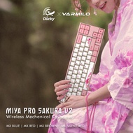 Ducky x Varmilo MIYA Pro Sakura 65% Dye Sub PBT Wired / Wireless Mechanical Keyboard Wireless Blueto