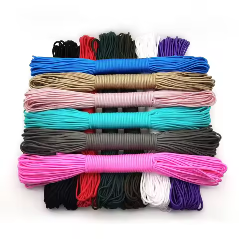 3mm Paracord Lanyard Rope Parachute Cord Hiking Camping Clothesline Tactical Bracelet Accessory Brac