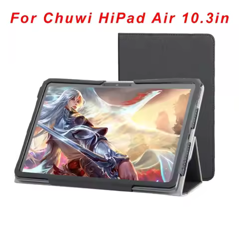 Magnetic Funda Case For Chuwi HiPad Max Air Pro Embossed Case Cover with Hand Strap