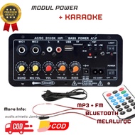 Power Amplifier Module 6-12 inch Complete KARAOKE, BLUETOTH, Echo, FM, AUX, Can dc 12V Or Can ac 220V 10.10 | 11.11