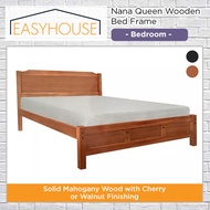 Nana Queen Wooden Bed Frame | Bedroom |  Types of Finishing | Available in Queen Size only