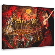 Pigalle Red Light District-Moulin Rouge Classic Movie Poster 05 Canvas Poster Bedroom Decor Sports L