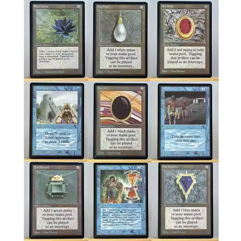BETA unlimited Revised ARN ATQ MIX2-Ⅰ01 Tcg proxy magic cards power9 dual lands black lotus mox pear