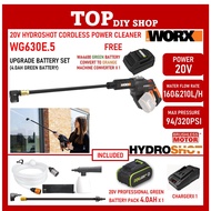 WORX Combo Set WG630E.5 20V 4.0AH Hydroshot Car Wash Cordless Water Jet Car Pressure Washer Pump Hig