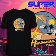 SARA Hawaiian Pizza Summer Wave Cute Shirt Unisex Cotton Shirt (NDF029)