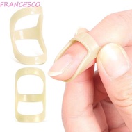 FRANCESCO Oval Finger Splint, Waterproof Ring Sleeve Finger Splint Support, Bend of Finger Joint Fixator Finger Cuff Skin Oval Finger Joint Stabilizer Deformed Hammer Finger