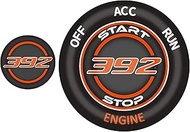 DECALEPIC for Dodge Challenger Charger Durango Accessories 2015-2025 - Push to Start Button Cover He