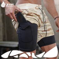 Imported Men's Compression Sport Shorts 2-in-1 Shorts for Gym, Boxing, Cycling, Jogging