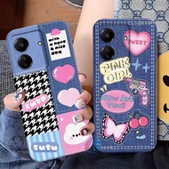 Softcase Redmi POCO C65/Redmi 13C Aesthetic Blue Motif - Casing Redmi - Cesing Redmi - Case Redmi - 