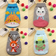 Dog Clothes Autumn Winter Clothes Pet Clothes Teddy Poodle Bichon Puppy Clothes Knitted Elk Sweater 