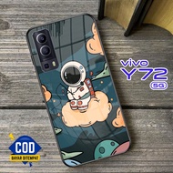 VIVO Y72 (5G) Glass Softcase - VIVO Y72 (5G) Mobile Phone Case [T88].