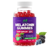 Melatonin 20mg Gummies for Adults (120 Count) - Maximum Strength Sleep Aid with 10mg of Melatonin Pe