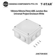 7-STAR* IP65 Waterproof CCTV/IP Camera ABS Junction Box (100mm) Model:JUNCTION BOX
