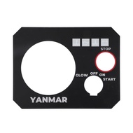 For Yanmar Engine Instrument Panel Faceplate Sticker Type B 3ym30 3ym20 2ym15