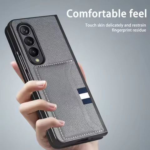 fold7 fold6 Fold4 Fold3 Fold2 fold5 Card Slot Leather Phone Accessories Case for Samsung Galaxy Z Fo