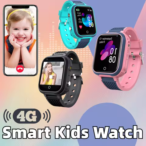 LT21 4G Smart Watch Kids GPS WIFI Video Call SOS IP67 Waterproof Child Smartwatch Camera Monitor Tra