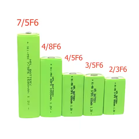 NI-MH Battery 7/5F6 67F6 48F6 36F6 4/5F6 33F6 3/5F6 For Rechargeable battery Sony Panasonic CD playe