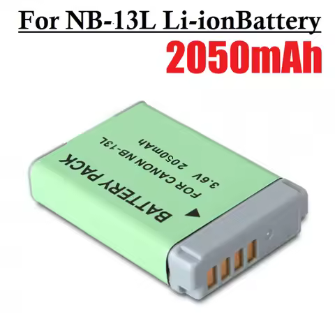 Original 2050mAh nb-13l Batteries For Canon Powershot G5X G7X G9X G7X Mark II SX620 HS SX720 HS SX73
