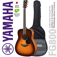 * Authorized Dealer * Yamaha® FG800 กีตาร์โปร่ง 41 นิ้ว ไม้แท้ท็อปโซลิดสปรูซ ทรง Dreadnought  + แถมฟ