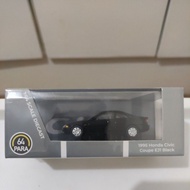 Para 64 Honda Civic Coupe EJ1 Black 1995 1:64 Scale Diecast Para64