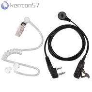KENTON PTT MIC Headset Baofeng UV-5R BF-888S CB 2 Pin Earbud Headphone Air Guidance Headset Walkie T