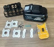 ( A1) Vỏ mạch Makita 5s-2p 18V 8AH cell 21700 sạc adapter DÙNG MẠCH 80a PHỔ THÔNG.